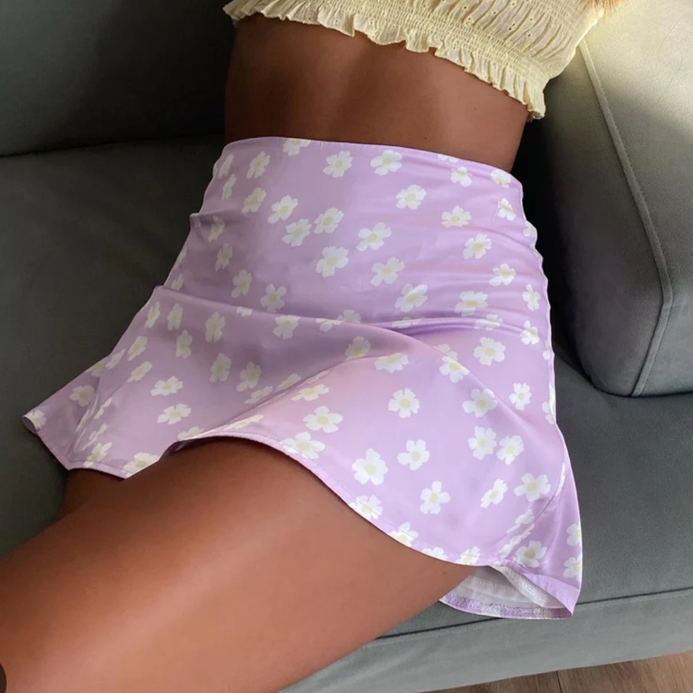 Princess Polly Olton mini skirt lilac